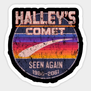 Halley’s Comet: A Celestial Wonder in Motion Sticker